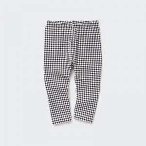 Black Baby Uniqlo Full-length (Check) Leggings | USA WQAXE-6394