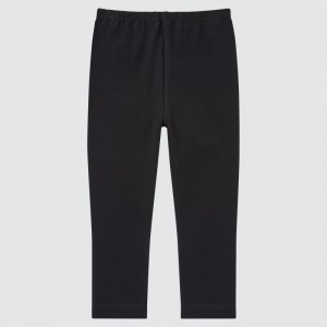 Black Baby Uniqlo Full-length (Ribbed) Leggings | USA CTGYJ-4293