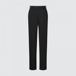 Black Men Uniqlo Airsense (Wool Like) (Ultra Light) Pants | USA FELOU-6140