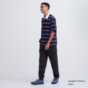 Black Men Uniqlo Cargo Jogger | USA YATNS-9428