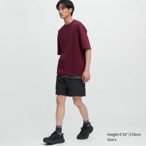 Black Men Uniqlo Geared (8") Shorts | USA AGIMF-5912