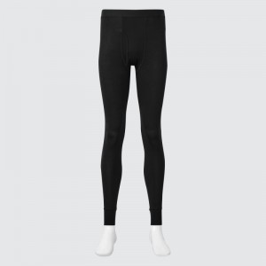 Black Men Uniqlo Heattech (2021 Edition) Tight | USA UOGWR-6803