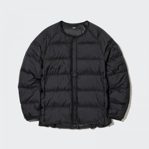 Black Men Uniqlo Recycled Down Jackets | USA UVWFP-6234