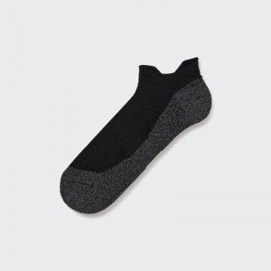 Black Men Uniqlo Sports Short Socks | USA SCRBW-3104