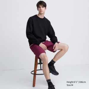 Black Men Uniqlo Sweatshirt | USA YJZGS-3746