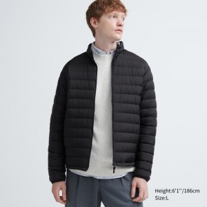 Black Men Uniqlo Ultra Light Down Jackets | USA BEYKD-0736