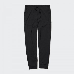 Black Men Uniqlo Ultra Stretch Active Jogger | USA CGVYI-7341