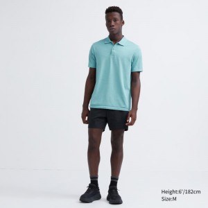 Black Men Uniqlo Ultra Stretch Dry-ex (5") Shorts | USA EHYJX-5692