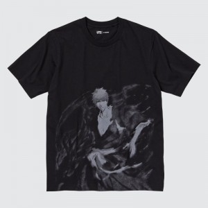 Black Men Uniqlo Ut Archive Ut (Bleach) (Short-sleeve Graphic) T Shirts | USA OUSVR-8530