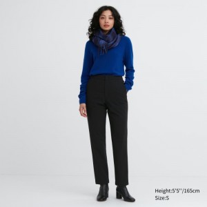 Black Women Uniqlo Heattech Warm Lined Pants | USA RUOSC-0263