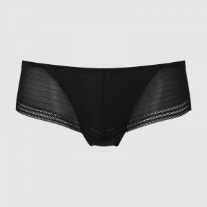 Black Women Uniqlo Lace Underwear | USA OAYXH-8926