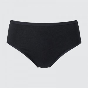 Black Women Uniqlo Plain High-rise Underwear | USA KPABE-6723