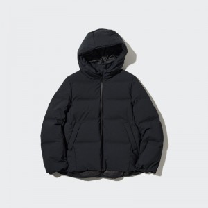 Black Women Uniqlo Seamless Down Parka | USA RGFZO-2975