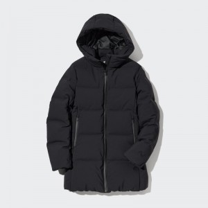 Black Women Uniqlo Seamless Down Short Coats | USA MHGPS-7540