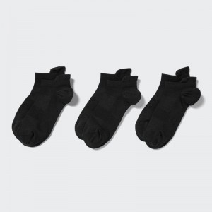 Black Women Uniqlo Sport Short (3 Pairs) Socks | USA ROEVI-6179