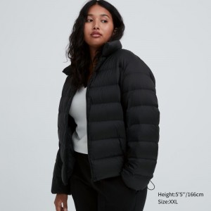 Black Women Uniqlo Ultra Light Down Jackets | USA DTUCH-5608