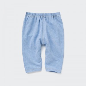 Blue Baby Uniqlo Relaxed-fit Cropped Leggings | USA TOAFN-9043