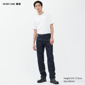 Blue Men Uniqlo Classic Cut (Helmut Lang) Jeans | USA TRGDW-9234