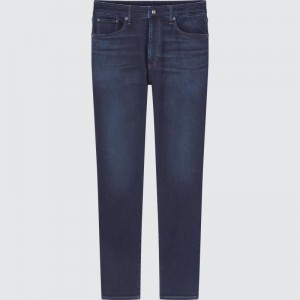 Blue Men Uniqlo Ezy Ultra Stretch (Tall) Jeans | USA ZXSEW-2568