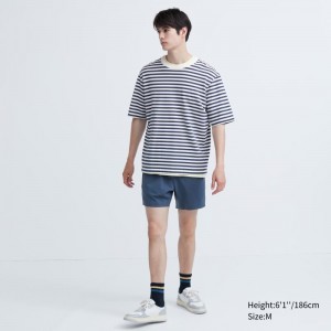 Blue Men Uniqlo Ultra Stretch Dry-ex (5") Shorts | USA VMUTK-9064