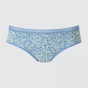 Blue Women Uniqlo Mid-rise Underwear | USA GJXZE-2869