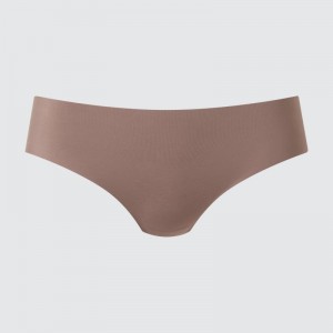 Brown Women Uniqlo Airism Ultra Seamless Regular Briefs Shorts | USA ZOPIW-9825