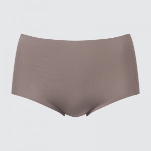 Brown Women Uniqlo Airism Ultra Seamless High-rise Underwear | USA LWUQN-7316