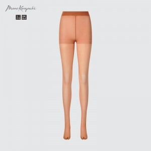 Brown Women Uniqlo Sheer Stockings (Mame Kurogouchi) Tight | USA YPNXR-7493