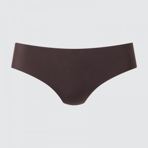 Dark Brown Women Uniqlo Airism Ultra Seamless Regular Briefs Shorts | USA HPCWE-3608