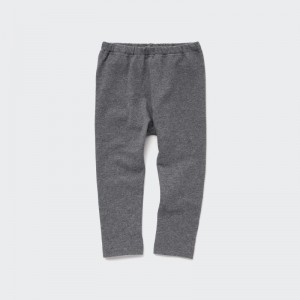 Dark Grey Baby Uniqlo Full-length (Solid) Leggings | USA TLXYM-2734