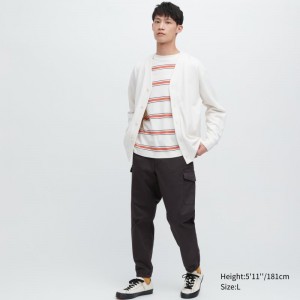 Dark Grey Men Uniqlo Cargo Jogger | USA JFWHO-6187