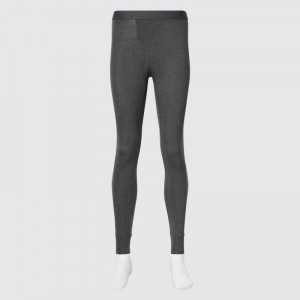 Dark Grey Men Uniqlo Heattech Tight | USA ZCUXL-4751