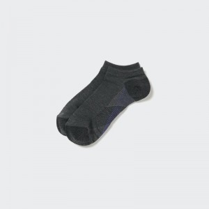 Dark Grey Men Uniqlo Sports Short Socks | USA KJGZV-1865