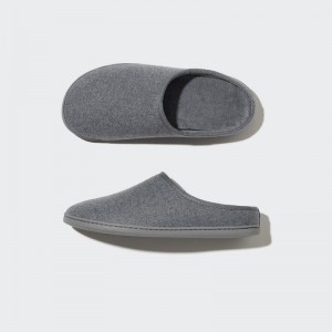 Dark Grey Men Uniqlo Washable Slippers | USA GUTHA-3806