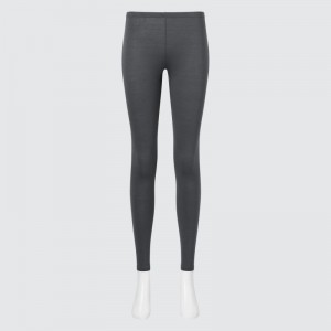 Dark Grey Women Uniqlo Heattech Leggings | USA WURLZ-6152