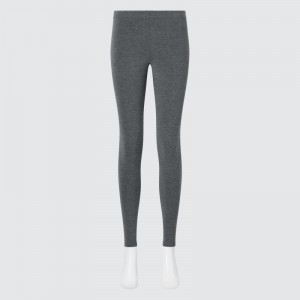 Dark Grey Women Uniqlo Heattech Ultra Warm Leggings | USA UAYFK-7328