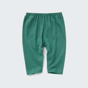 Green Baby Uniqlo Relaxed-fit Cropped Leggings | USA ZOJVC-3061