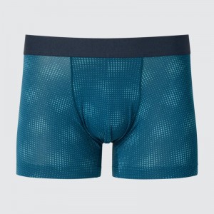 Green Men Uniqlo Airism Printed Low-rise Boxer Briefs | USA KSDBG-0671