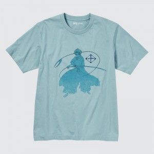 Green Men Uniqlo Ut Archive Ut (Bleach) (Short-sleeve Graphic) T Shirts | USA BNUSR-3079