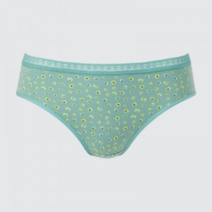 Green Women Uniqlo Mid-rise Underwear | USA EVAQW-2963