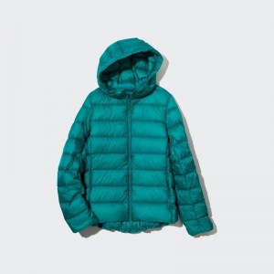 Green Women Uniqlo Ultra Light Down Parka | USA GCXIK-6842