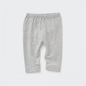 Grey Baby Uniqlo Cropped (Solid) Leggings | USA AODFE-8490