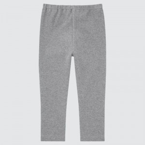 Grey Baby Uniqlo Full-length (Ribbed) Leggings | USA JNKZL-8039