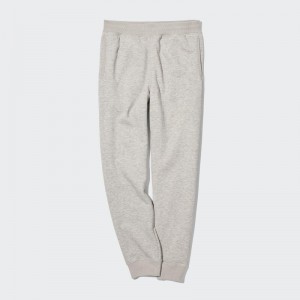 Grey Men Uniqlo Heattech Pile-lined Sweatpants | USA MVRKF-3105