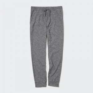 Grey Men Uniqlo Ultra Stretch Active Jogger | USA ZWIHN-9402