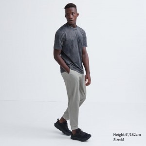 Grey Men Uniqlo Ultra Stretch Dry-ex Jogger | USA WZFXT-3465