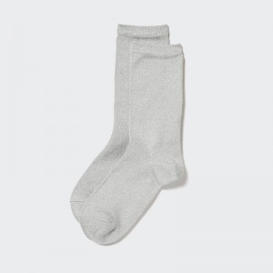 Grey Women Uniqlo Heattech Socks | USA BPAST-2794