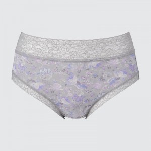 Grey Women Uniqlo High-rise Underwear | USA ZXHSF-0783