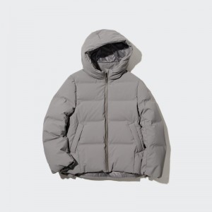 Grey Women Uniqlo Seamless Down Parka | USA TKYQA-9563