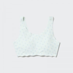 Light Green Kids Uniqlo Airism (Hearts) Bras | USA MUPBJ-4781